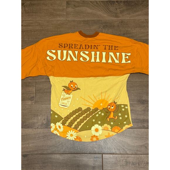 Disney Park 2023 Epcot Flower Garden Festival Orange Bird Spirit Jersey Size S - Picture 1 of 4